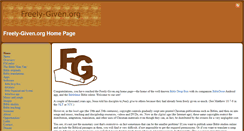 Desktop Screenshot of freely-given.org